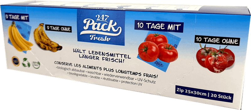 Freshpack - die umweltfreundliche Lösung für eine längere Haltbarkeit von Lebensmitteln