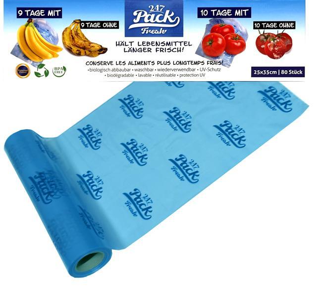 Frischhaltebeutel mit Druckverschluss - Gr. L / 6L - Freshpack AG