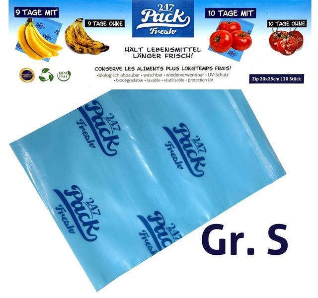 Frischhaltebeutel mit Druckverschluss - Gr. L / 6L - Freshpack AG